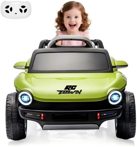 RCTOWN 12V Kids Ride On Car Licensed Volkswagen Beetle Electric Ride On Toy for Toddlers 4 Wheeler Vehicle with Parental Remote, Battery Level Display, LED Lights, USB, Horn, Music, Red