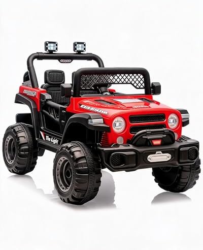 RCTOWN 12V Kids Ride On Car, 2 Seater Electric Toy Car for Toddlers and Children, Ride On Toys with Parent Remote Control, Battery-Powered w/Music & LED Lights