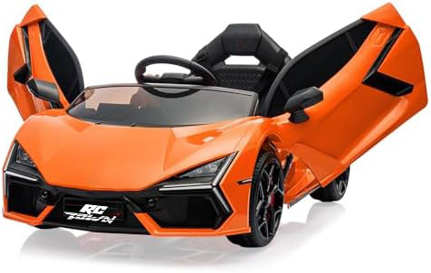 RCTOWN 12V Kids Ride On Car, Licensed Lamborghini Revuelto Electric Car for Kids Over 37 Months, Battery Powered Sports Car Toy with Remote Control, Bluetooth, Headlight, Music, Purple