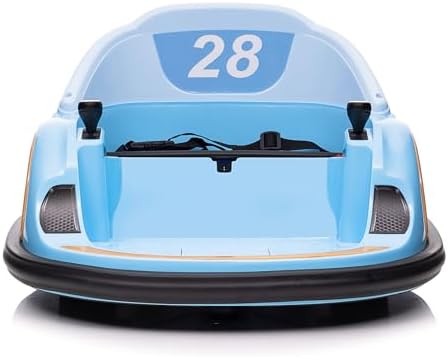 RCTOWN 12V Ride On Bumper Car for Kids Ride on Toy Gifts Toddlers Electric Bumping Car with Remote Control, Battery Display, 360 Degree Spin, LED Lights, Music, Pink