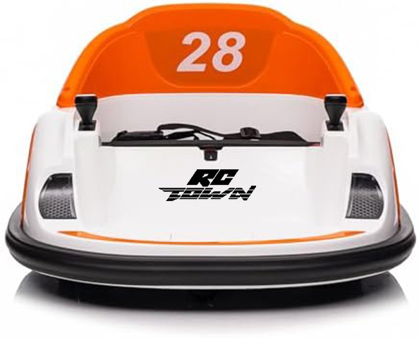 RCTOWN 12V Ride On Bumper Car for Kids Ride on Toy Gifts Toddlers Electric Bumping Car with Remote Control, Battery Display, 360 Degree Spin, LED Lights, Music, Pink