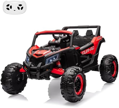 RCTOWN 24V Ride On Car for Kids w/Remote Control, Battery Powered Off-Road UTV, 400W Motors,19" Spacious Seat, 4 Shock Absorbers, 4.5 Mph Max Speed, Music, LED Lights, Electric Car for Big Kids, Blue