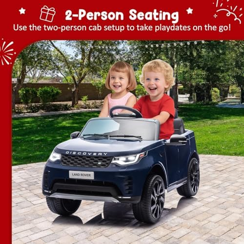 RCTOWN Electric Car for Kids, Toddler Electric Vehicle,Children Ride On Toy with Parental Remote Control/2 Seaters/Music/LED Lights for Ages 3+