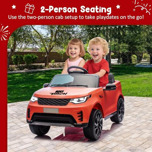 RCTOWN Electric Car for Kids, Toddler Electric Vehicle,Children Ride On Toy with Parental Remote Control/2 Seaters/Music/LED Lights for Ages 3+