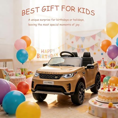 RCTOWN Electric Car for Kids, Toddler Electric Vehicle,Children Ride On Toy with Parental Remote Control/2 Seaters/Music/LED Lights for Ages 3+
