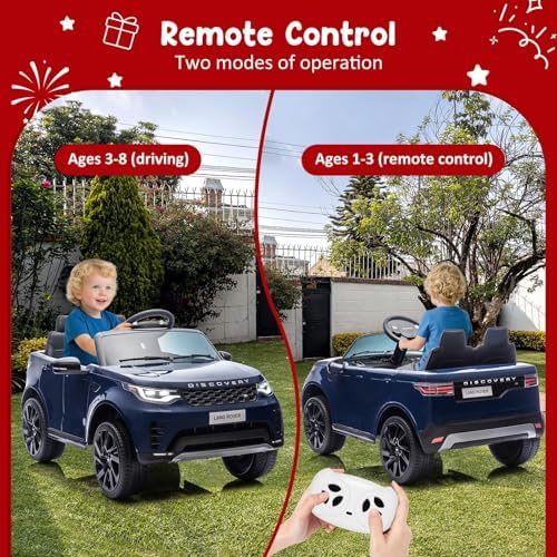 RCTOWN Electric Car for Kids, Toddler Electric Vehicle,Children Ride On Toy with Parental Remote Control/2 Seaters/Music/LED Lights for Ages 3+